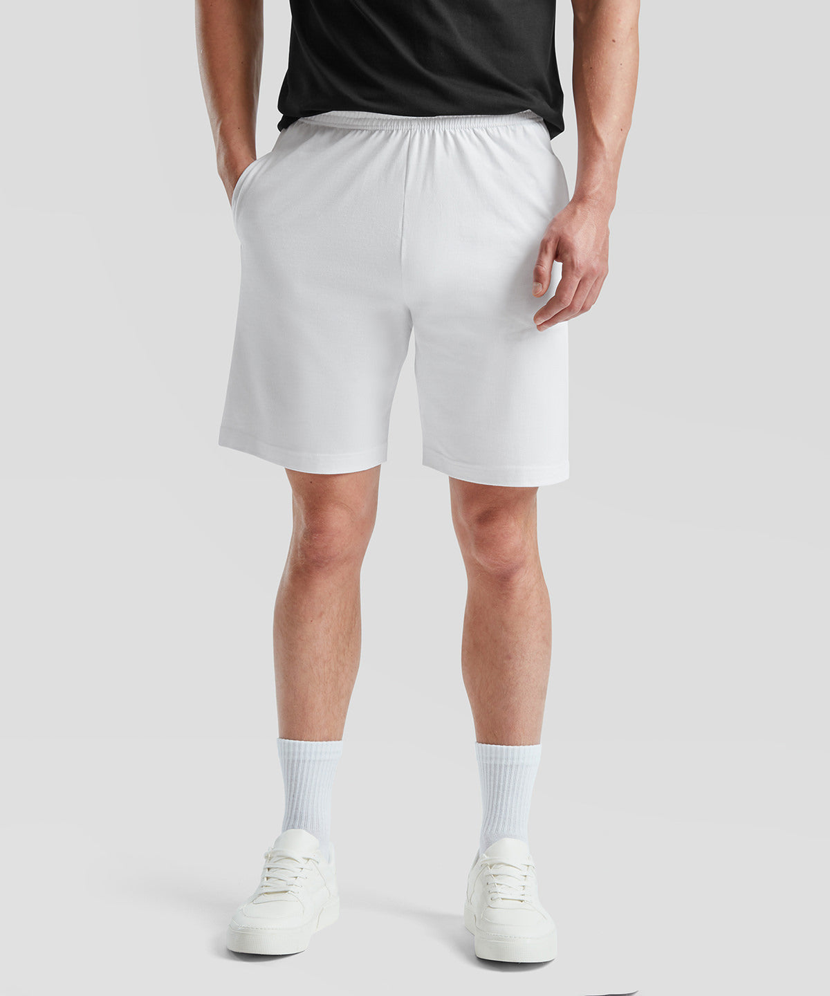 Fruit of the Loom Iconic 195 Jersey shorts, lifestyle photo
