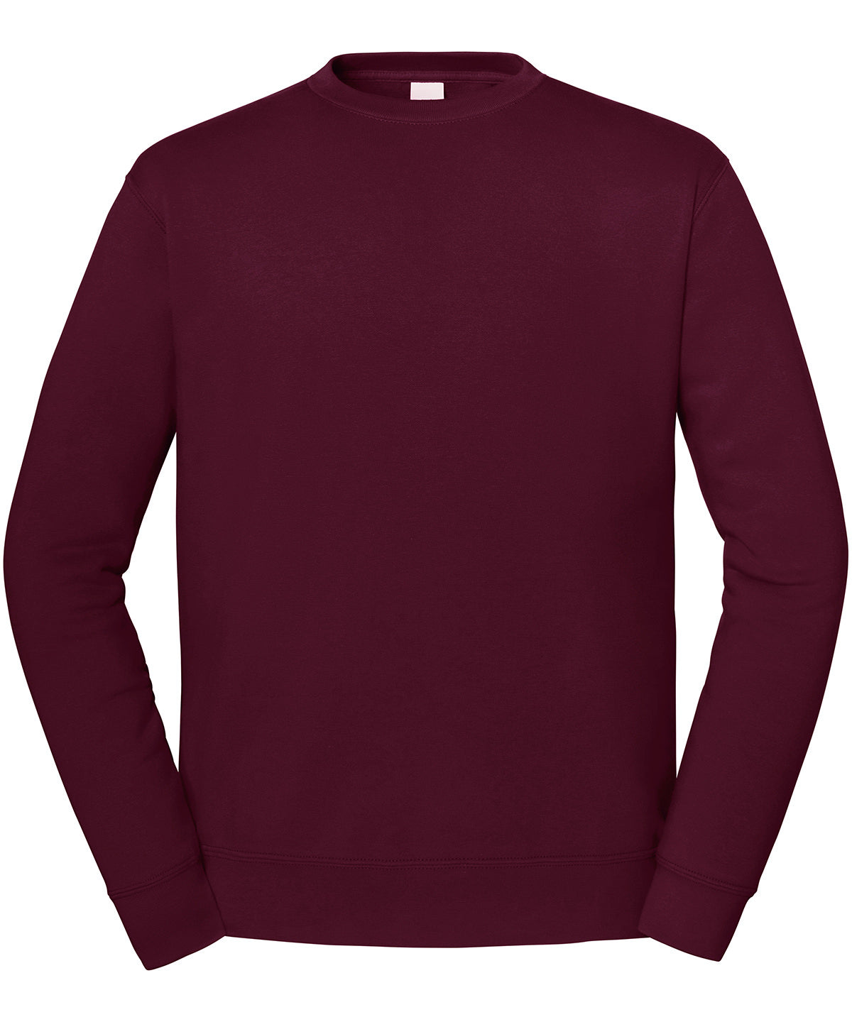 Fruit of the Loom Iconic premium set-in sweat in Burgundy, front view