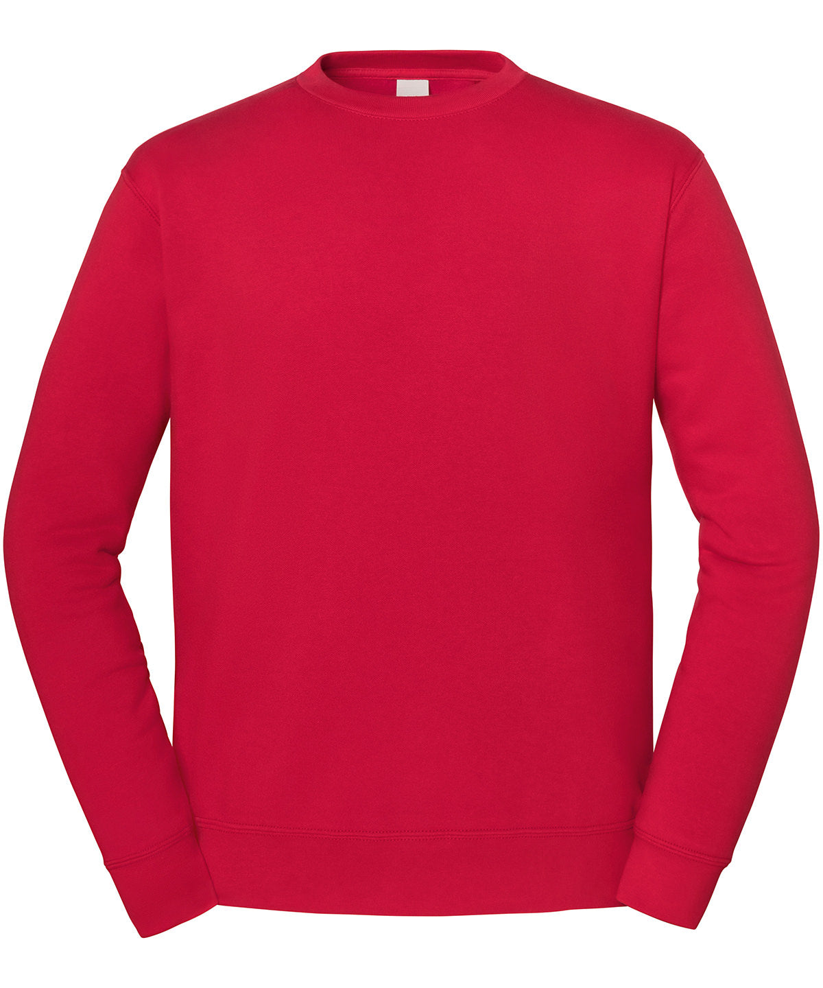 Fruit of the Loom Iconic premium set-in sweat in Red, front view