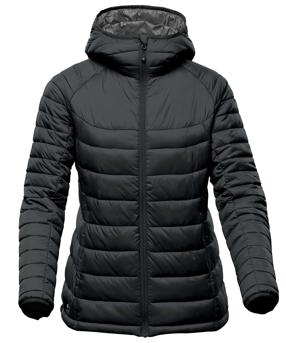 Stormtech Women's Stavanger thermal shell in Black, lifestyle photo