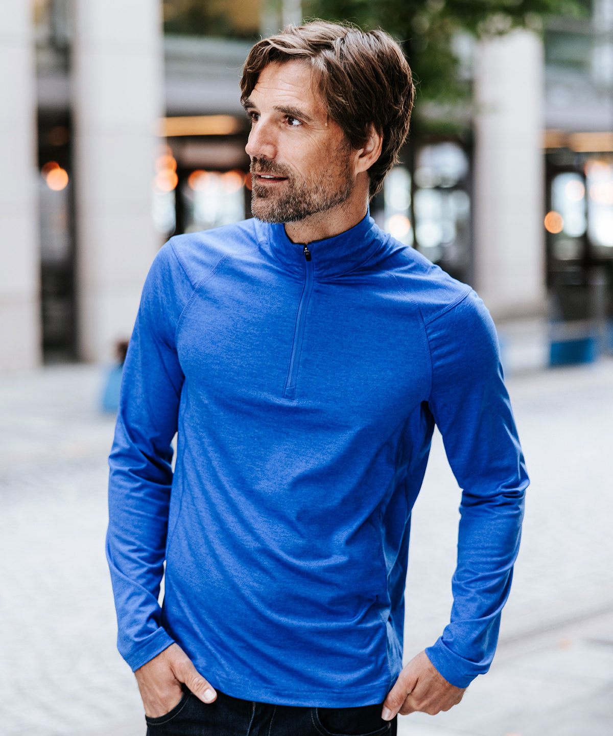 Stormtech Milano 1/4-zip pullover, lifestyle photo