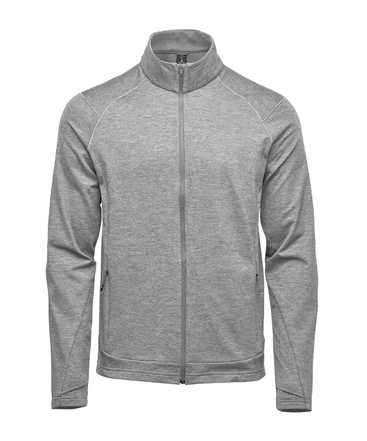 Stormtech Treeline performance jacket in Granite Heather, front view
