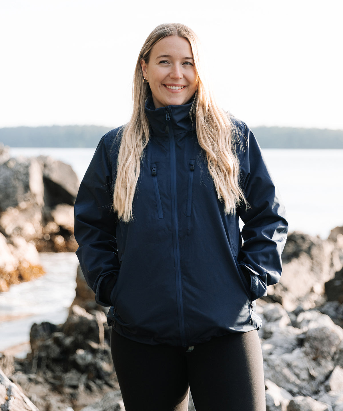Stormtech Women’s Scirocco lightweight shell, lifestyle photo