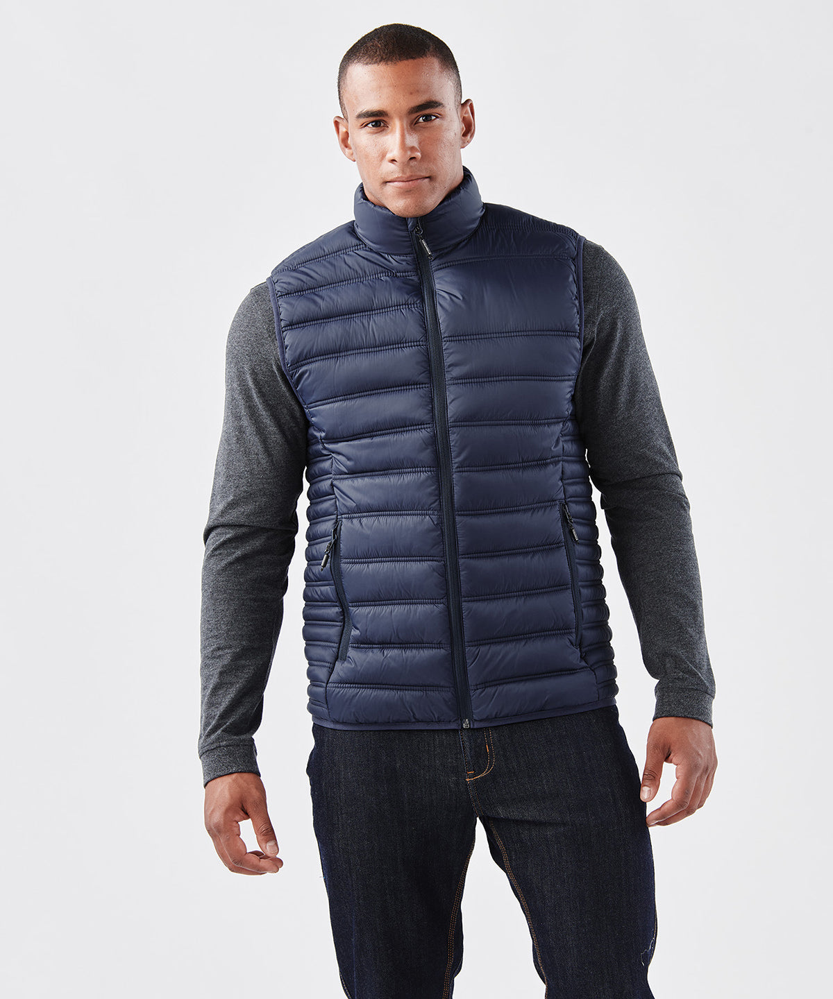 Stormtech Basecamp thermal vest, lifestyle photo