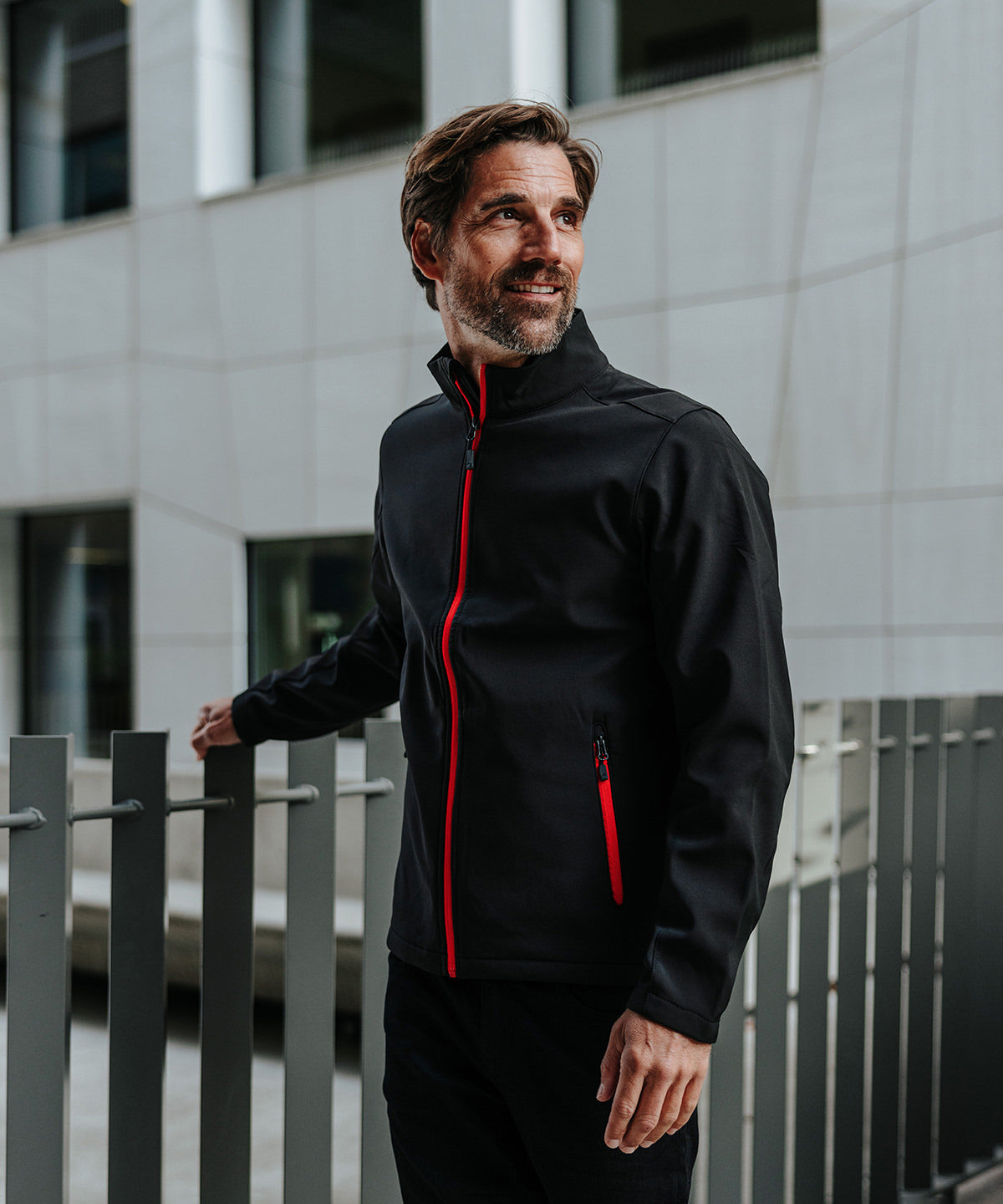 Stormtech Orbiter softshell, lifestyle photo