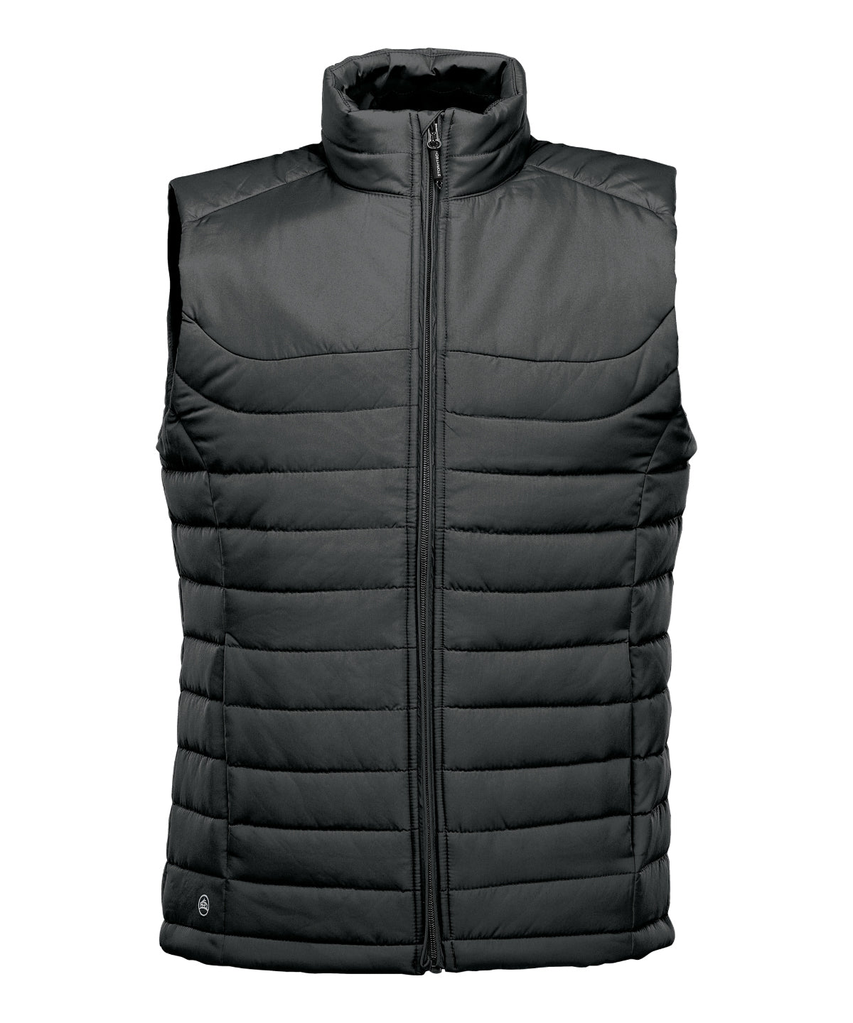 Stormtech Nautilus quilted bodywarmer in Black†, front view