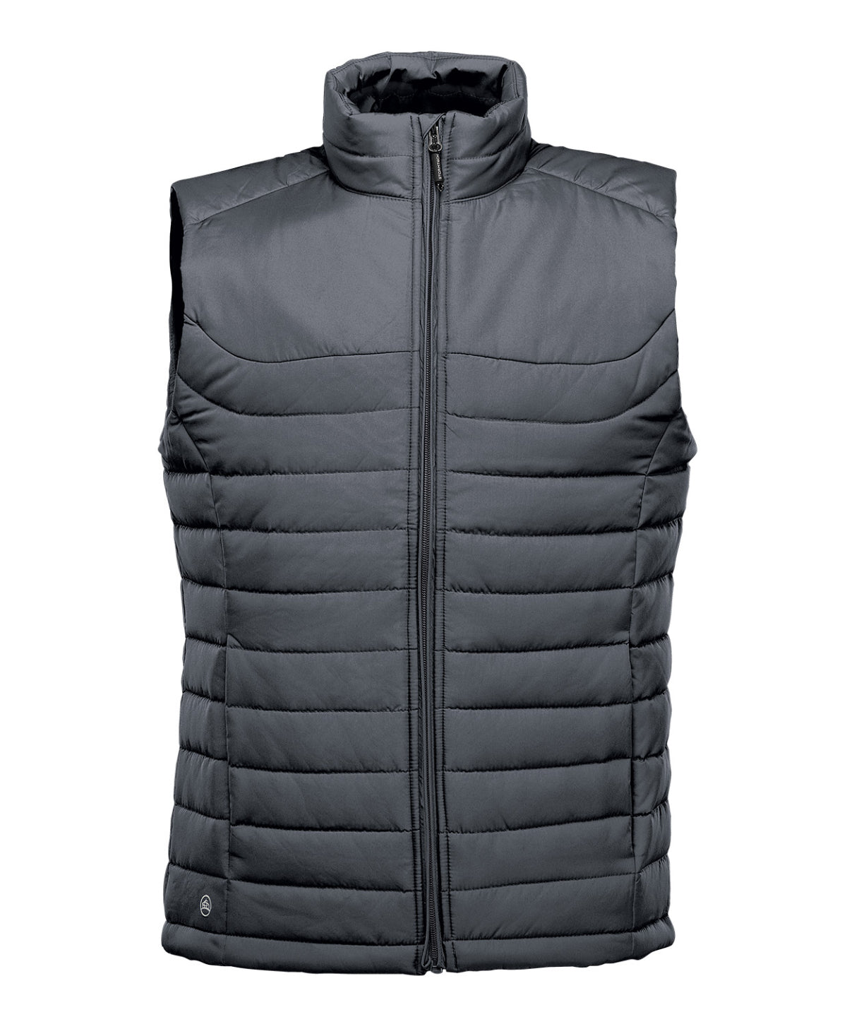 Stormtech Nautilus quilted bodywarmer in Dolphin, front view