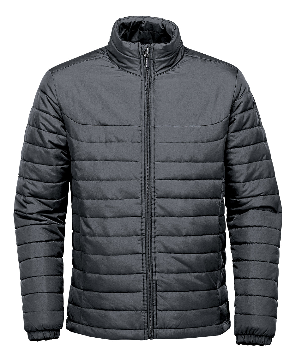 Stormtech Nautilus quilted jacket in Dolphin, front view