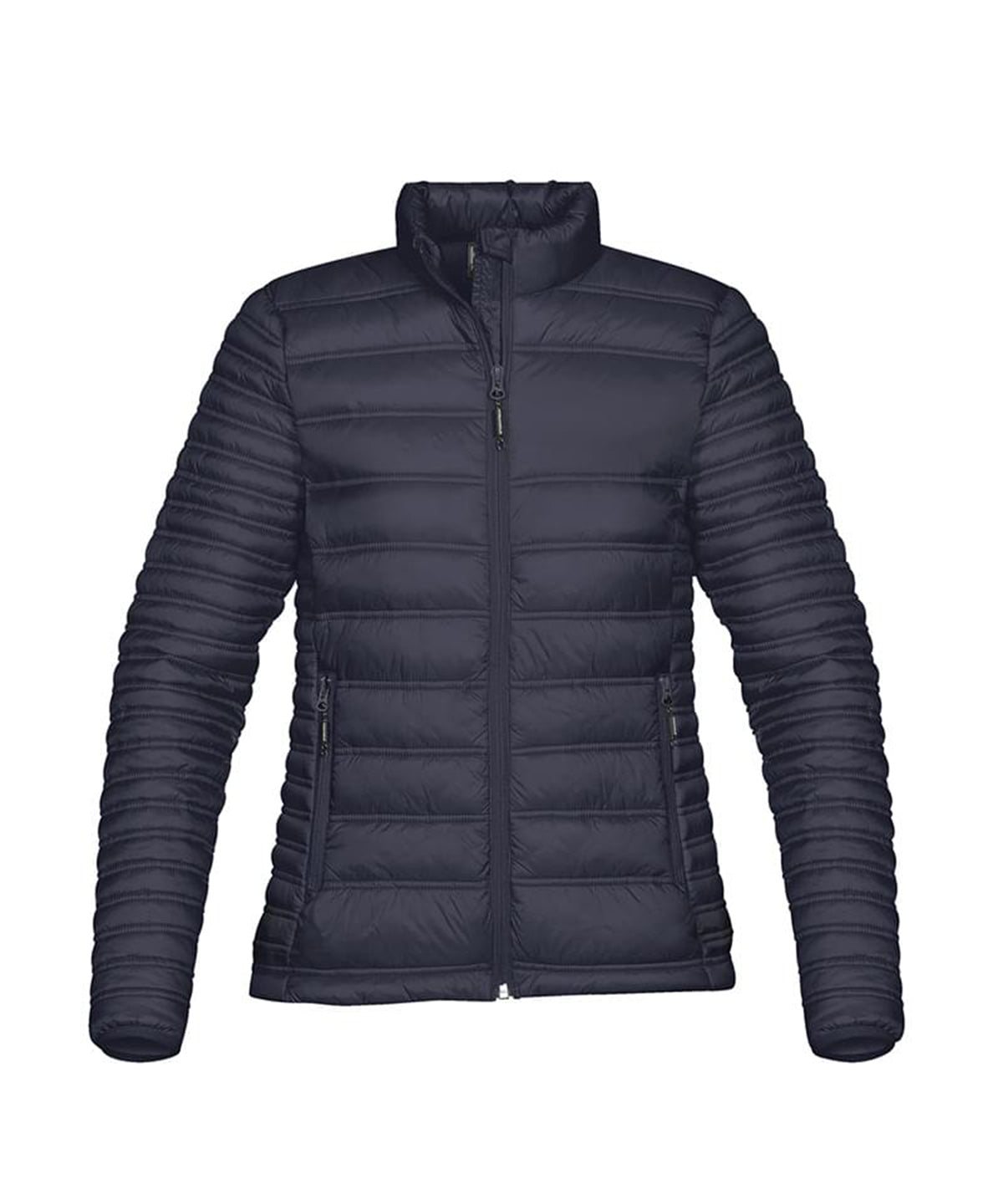 Stormtech Women's Basecamp thermal jacket in Navy, front view