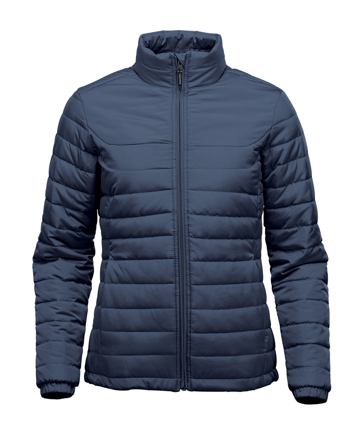 Stormtech Women's Nautilus quilted jacket in Navy, front view