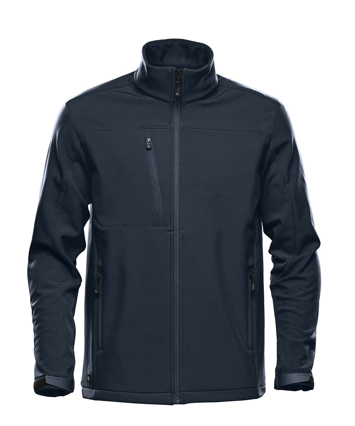 Stormtech Cascades softshell in Navy/Navy, front view