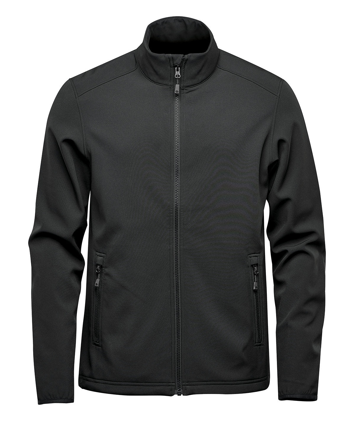 Stormtech Narvik softshell in Black, front view