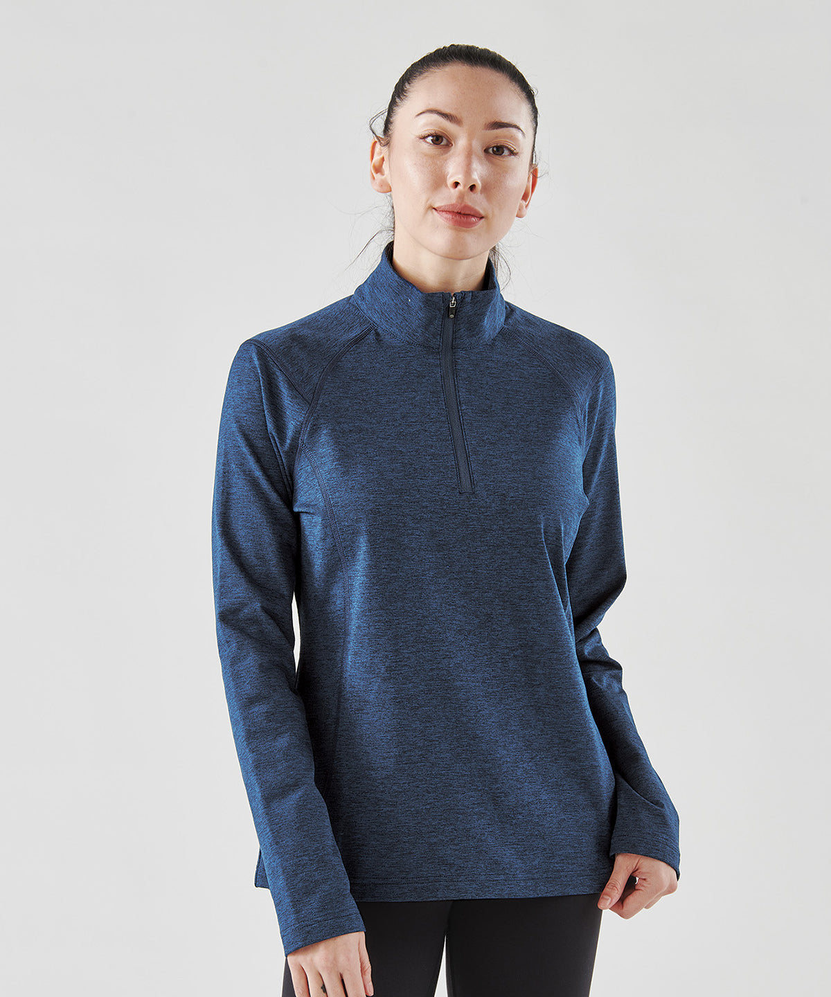 Stormtech Women’s Treeline ¼-zip fleece, lifestyle photo