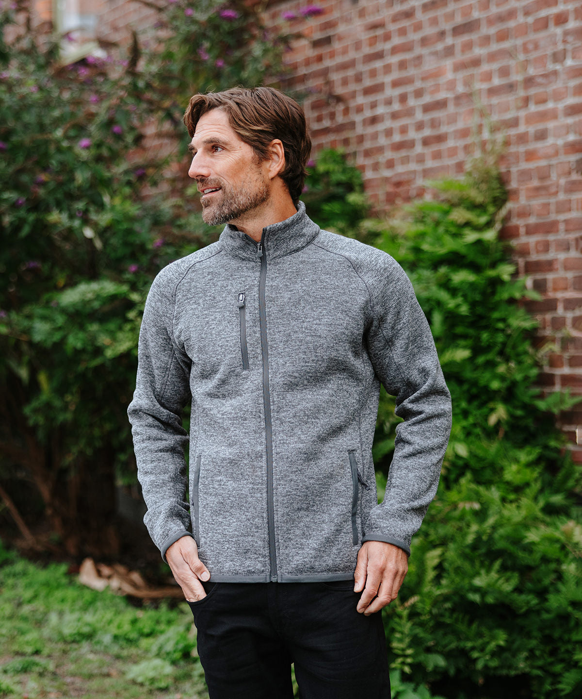 Stormtech Avalante full-zip fleece jacket, lifestyle photo