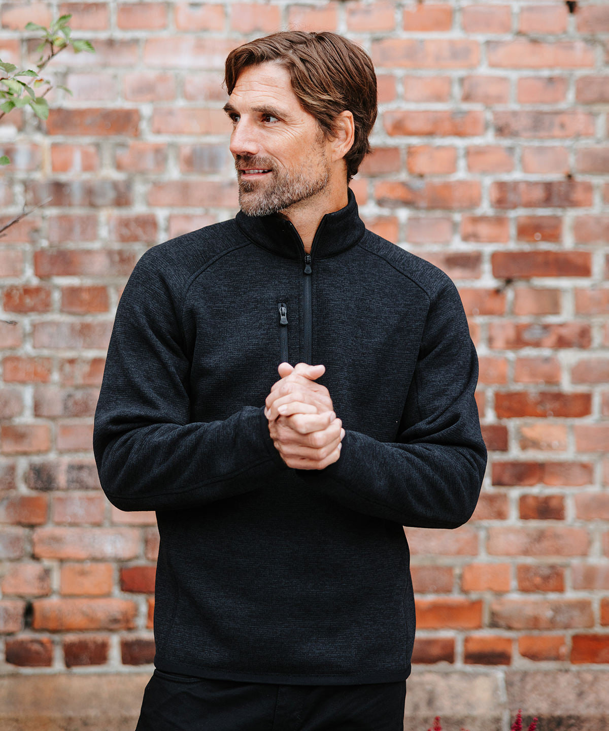 Stormtech Avalante ¼-zip fleece, lifestyle photo