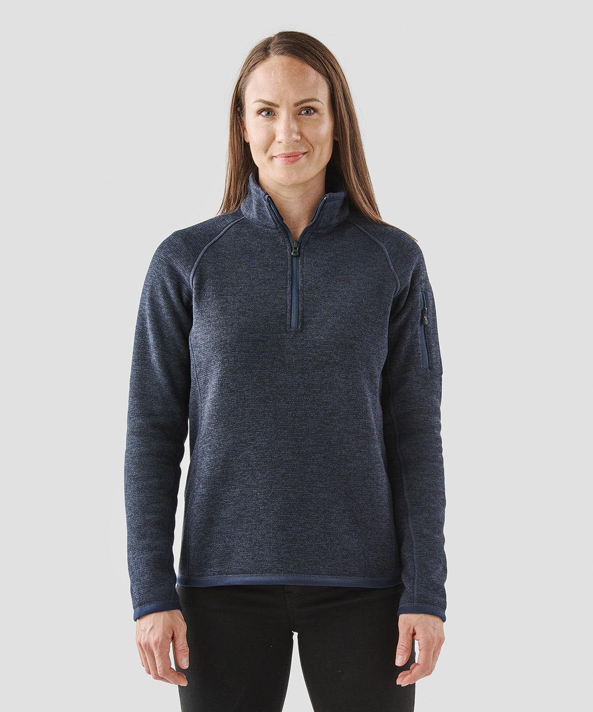 Stormtech Women’s Avalante ¼-zip fleece, lifestyle photo
