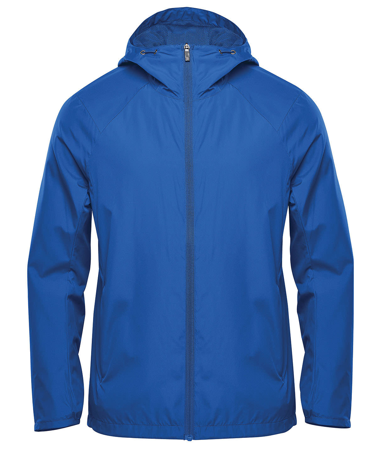 Stormtech Pacifica lightweight jacket in Azure/Black, front view