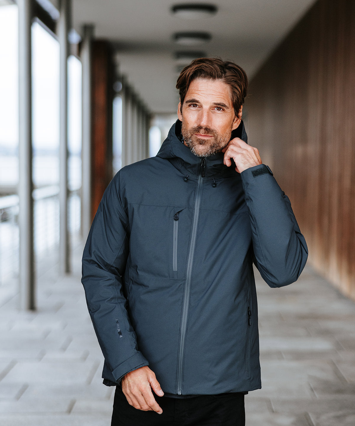 Stormtech Nostromo thermal shell, lifestyle photo