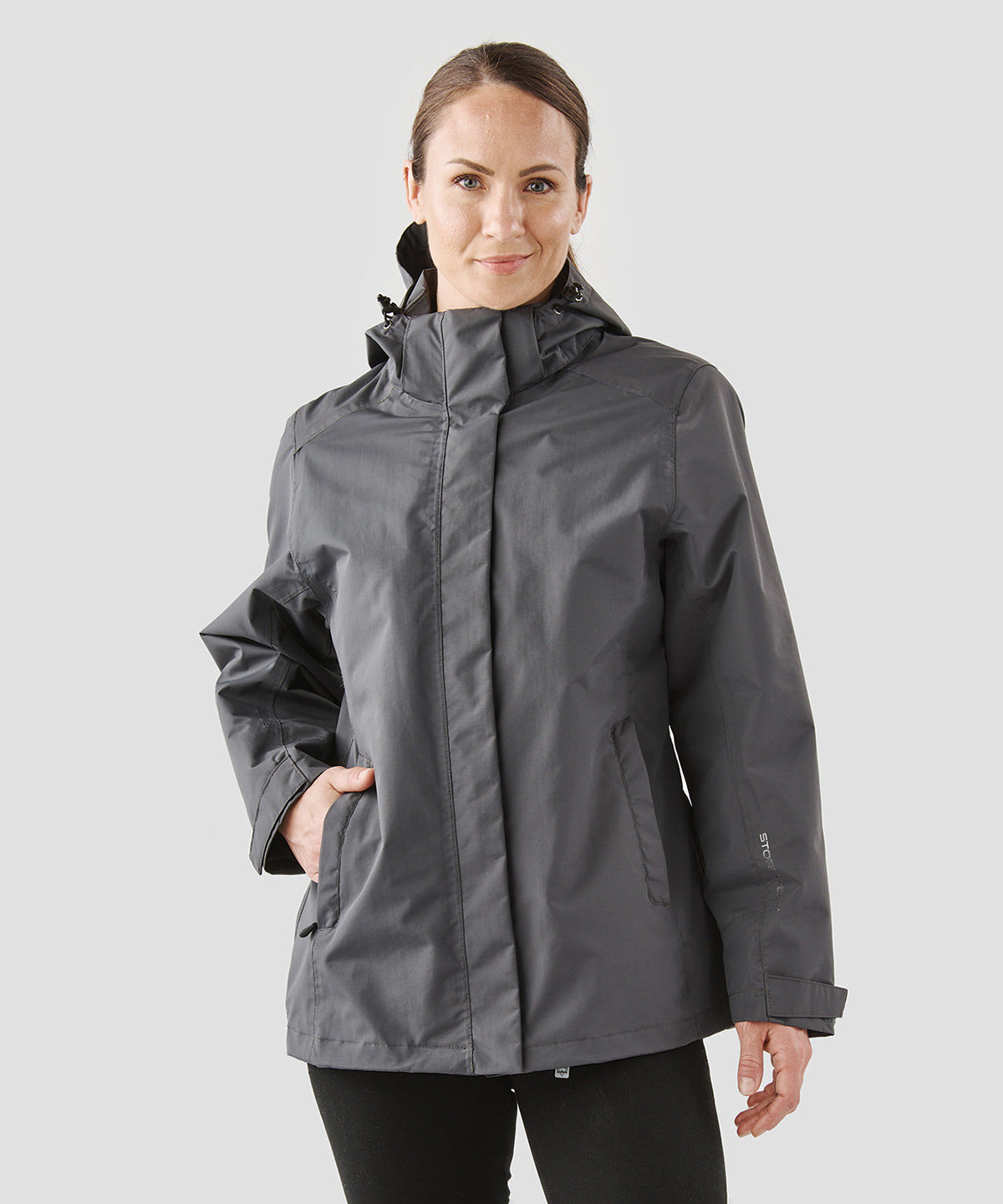 Stormtech Women’s Magellan system jacket, lifestyle photo
