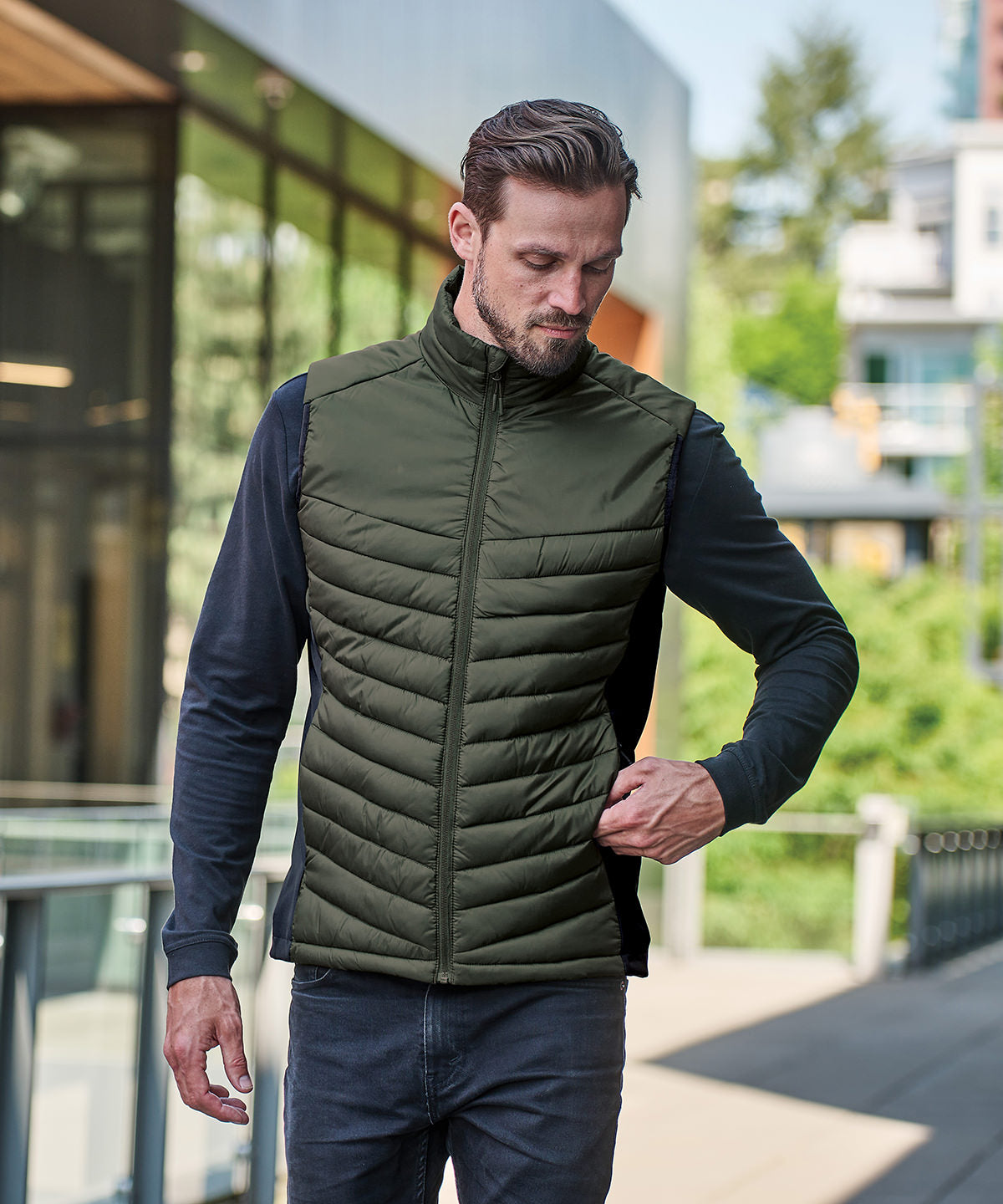 Stormtech Montserrat thermal vest, lifestyle photo