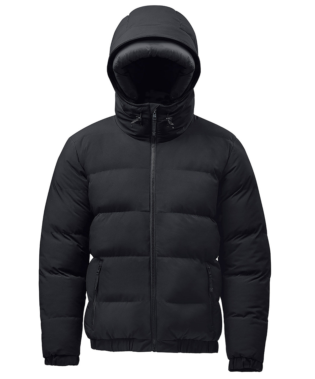 Stormtech Explorer thermal jacket in Black, front view