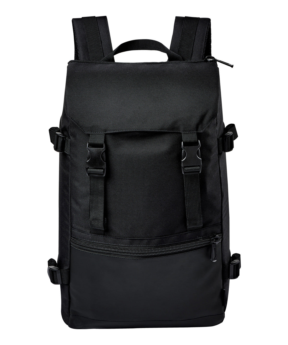 Stormtech Chappaqua backpack in Black, front view