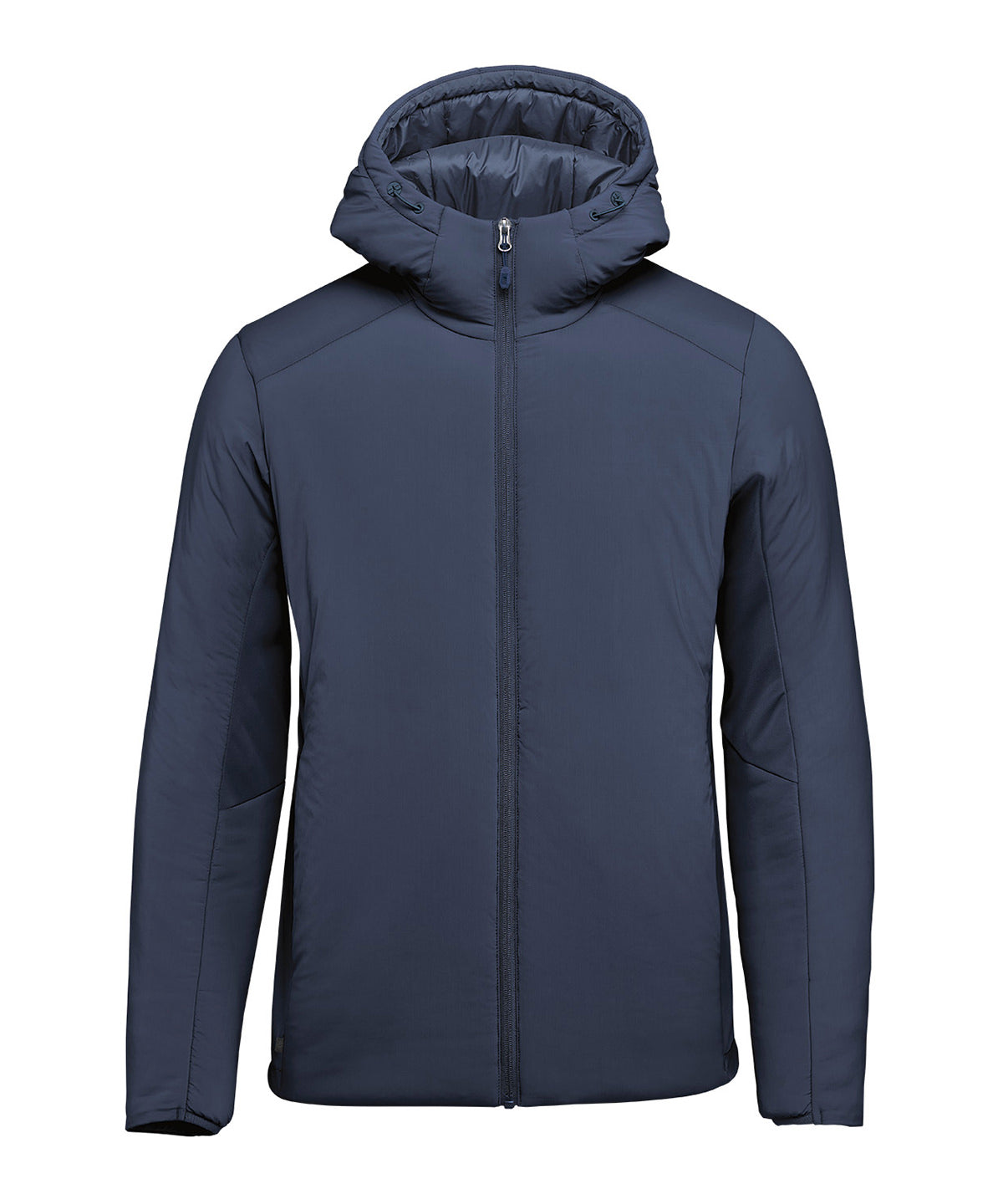 Stormtech Cascadia thermal jacket in Midnight, front view