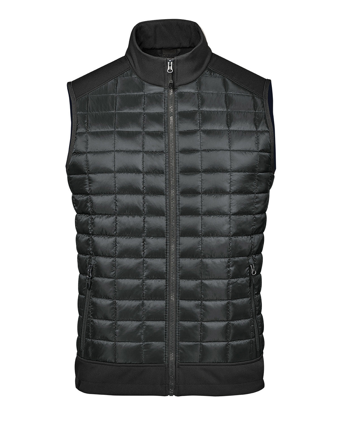 Stormtech Appalachian thermal softshell vest in Black, front view