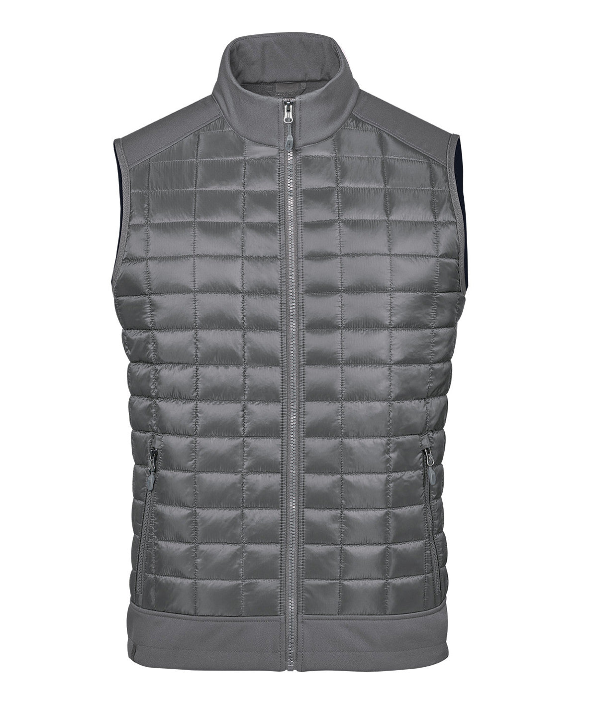 Stormtech Appalachian thermal softshell vest in Granite, front view
