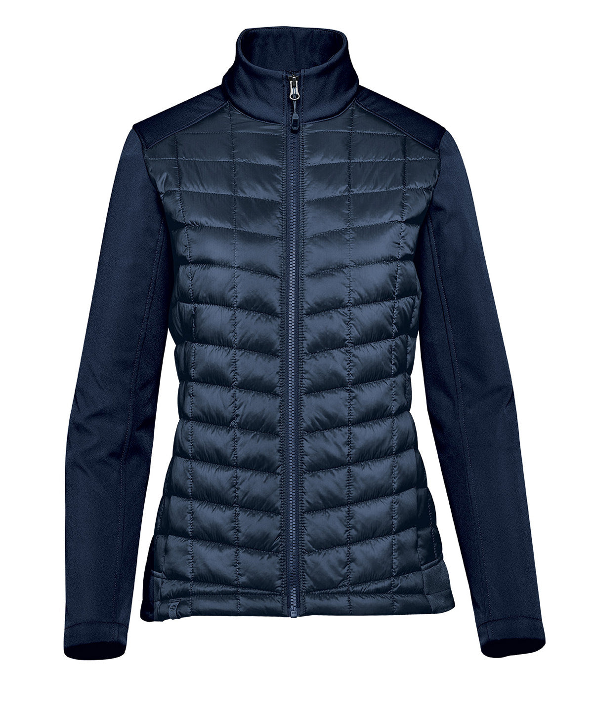Stormtech Women’s Appalachian thermal softshell jacket in Midnight, front view