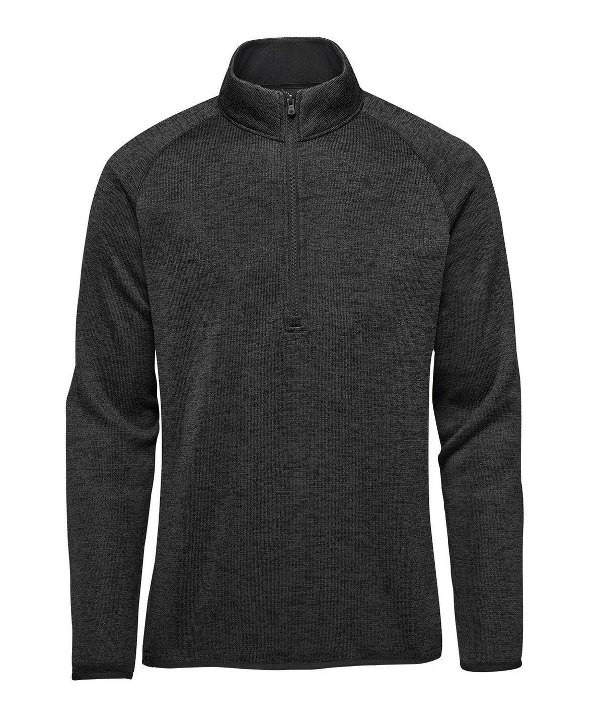 Stormtech Yosemite ½-zip pullover in Black Heather, front view