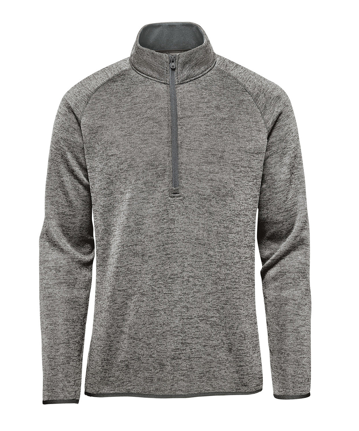 Stormtech Yosemite ½-zip pullover in Granite Heather, front view