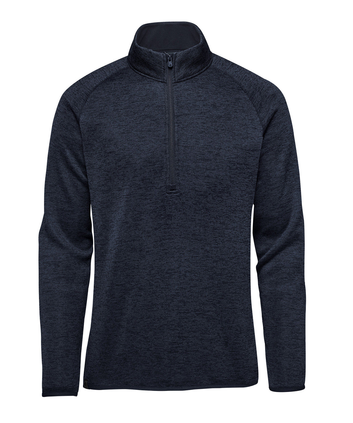 Stormtech Yosemite ½-zip pullover in Navy Heather, front view