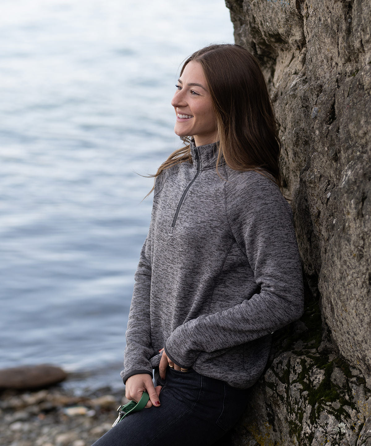 Stormtech Women’s Yosemite ½-zip pullover, lifestyle photo
