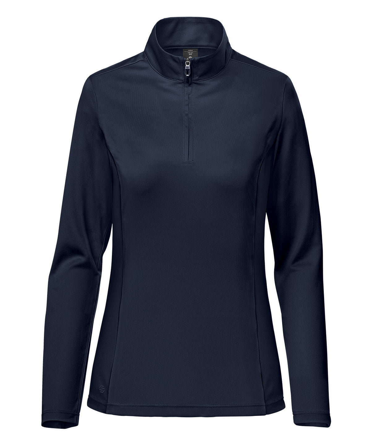 Stormtech Women’s Monterey 1/4-zip pullover in Navy, front view