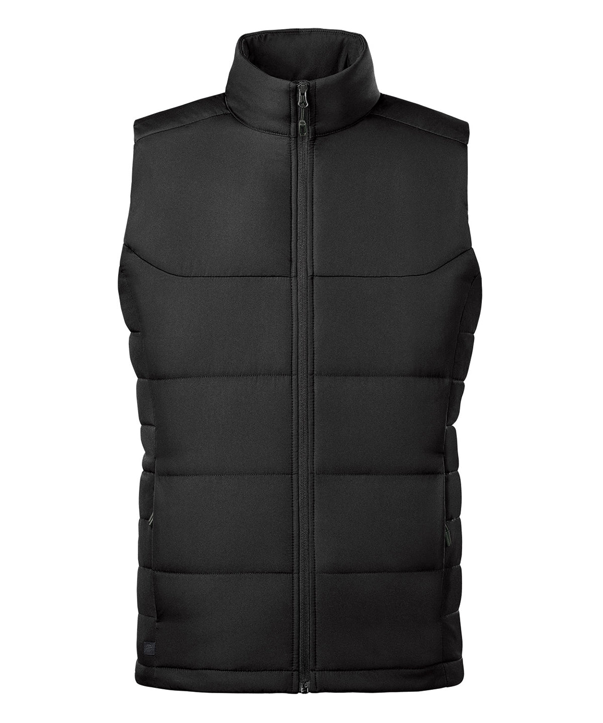 Stormtech Sierra thermal vest in Black, front view