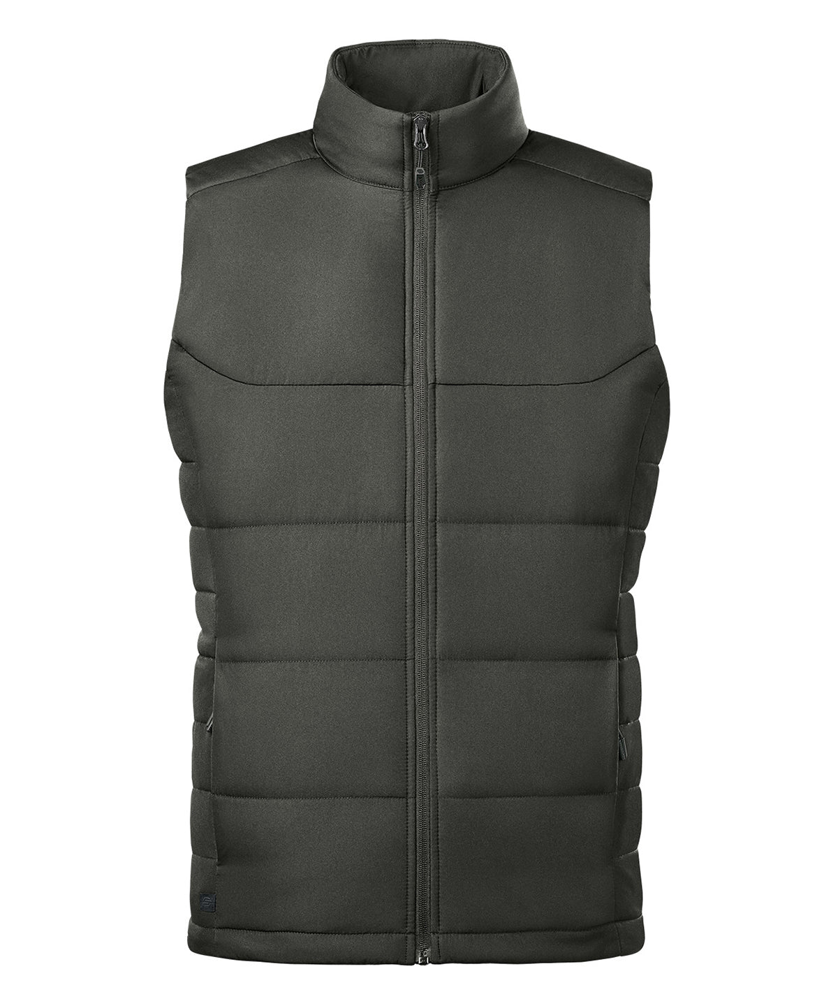 Stormtech Sierra thermal vest in Granite, front view