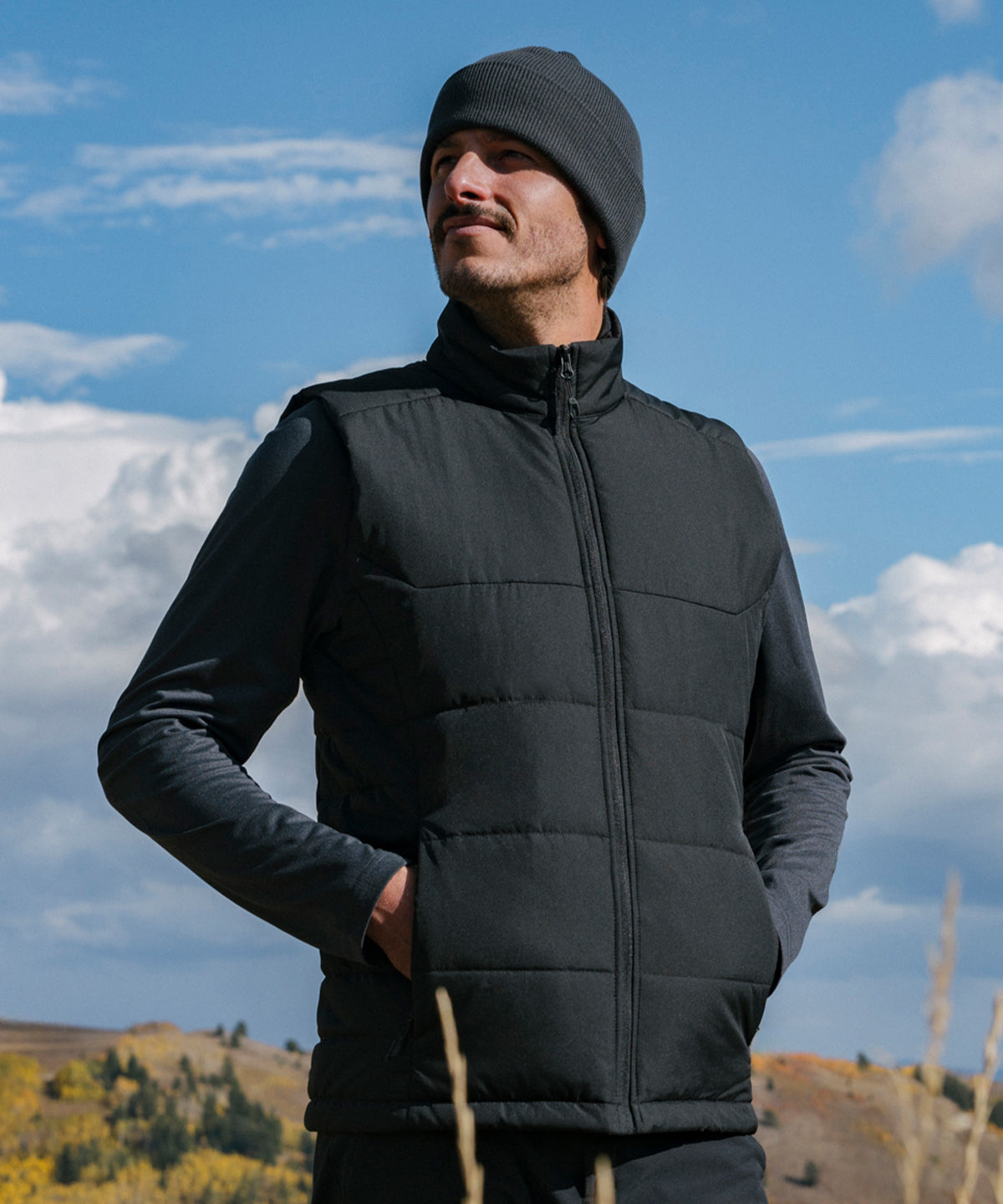 Stormtech Sierra thermal vest, lifestyle photo