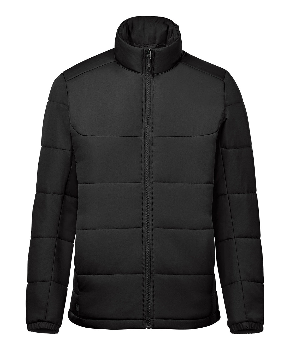 Stormtech Sierra thermal jacket in Black, front view