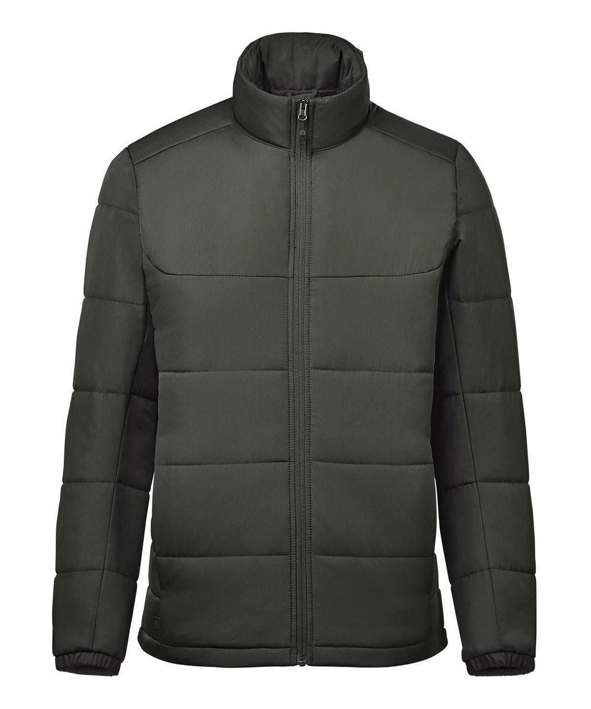 Stormtech Sierra thermal jacket in Granite, front view
