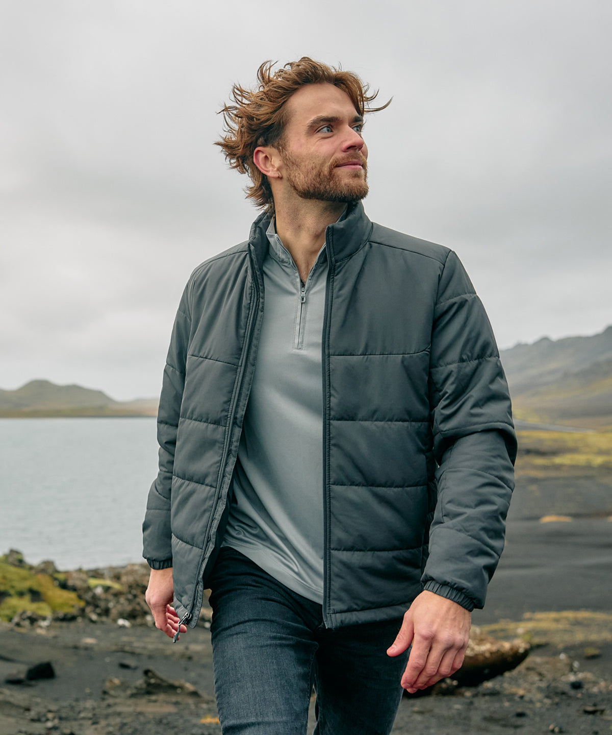 Stormtech Sierra thermal jacket, lifestyle photo