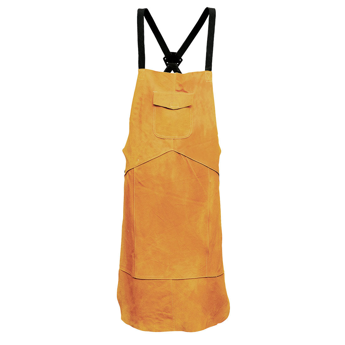 Portwest FR Leather Welding Apron in Tan, main product image