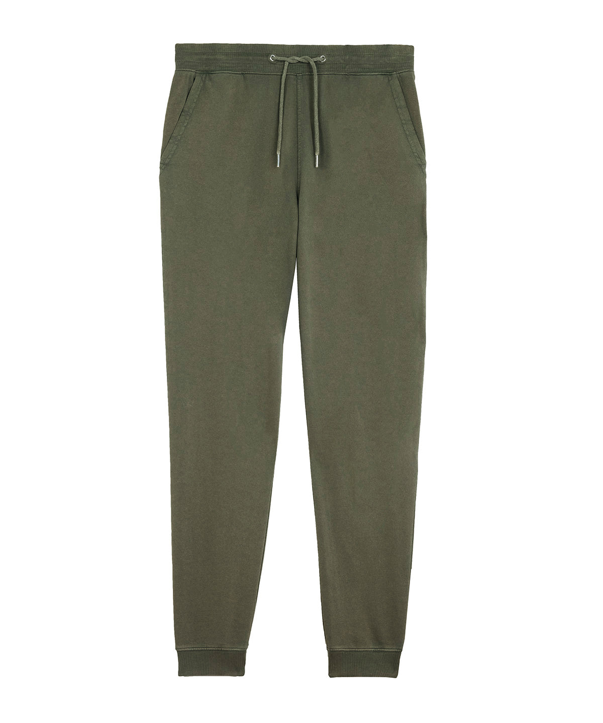 Stanley/Stella Mover Vintage, The unisex garment dyed jogger pants in Garment Dyed Khaki, front view