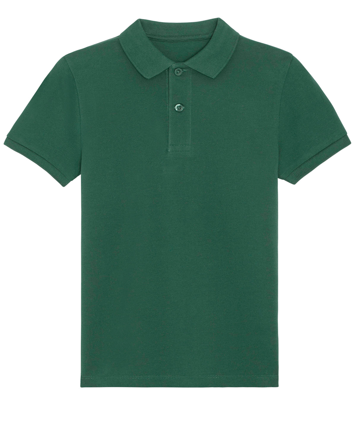 Stanley/Stella Mini sprinter kids polo in Glazed Green, front view