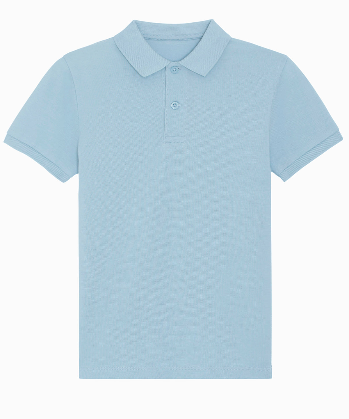 Stanley/Stella Mini sprinter kids polo in Sky Blue, front view