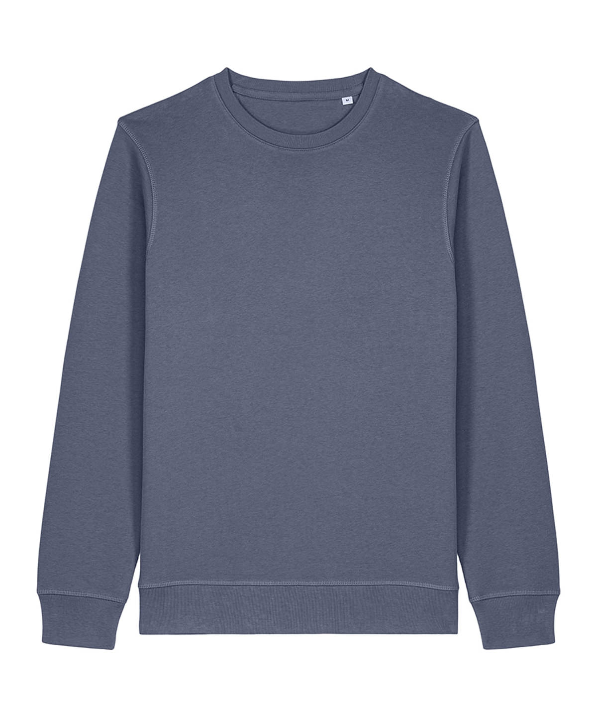 Stanley/Stella Roller unisex crew neck sweatshirt in Blue Grey, front view