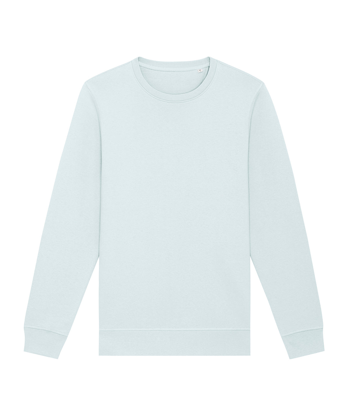 Stanley/Stella Roller unisex crew neck sweatshirt in Blue Ice, front view