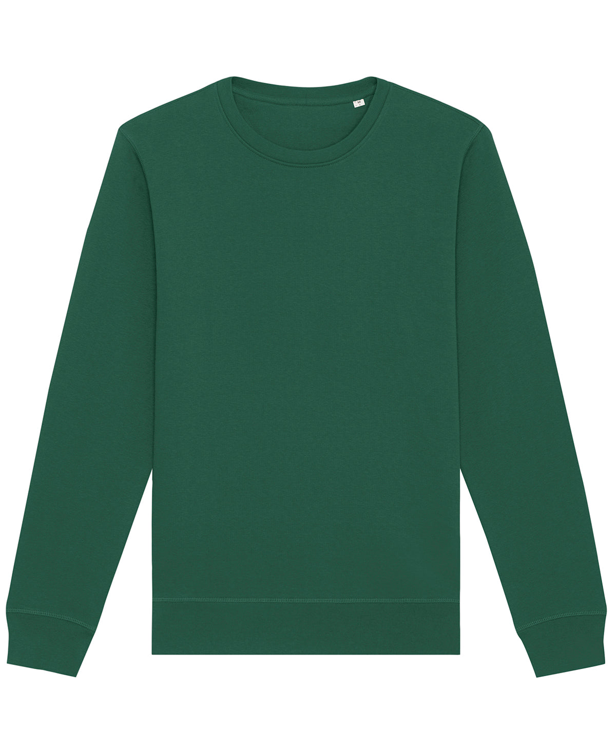 Stanley/Stella Roller unisex crew neck sweatshirt in Bottle Green, front view