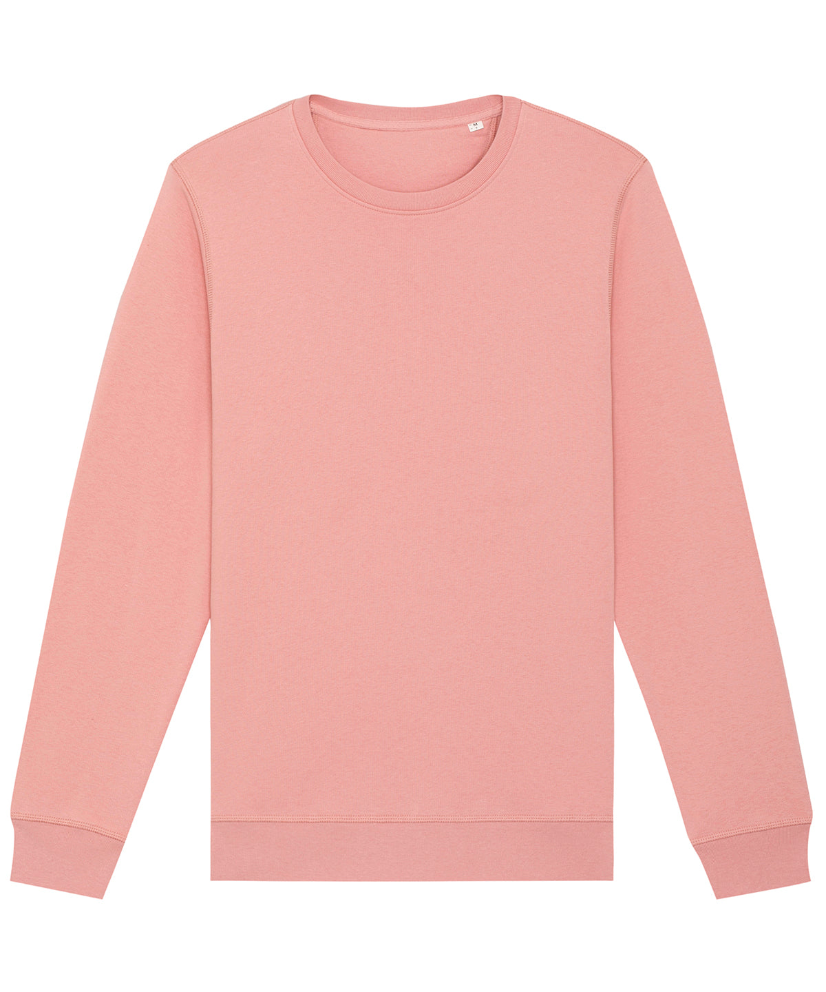 Stanley/Stella Roller unisex crew neck sweatshirt in Canyon Pink, front view