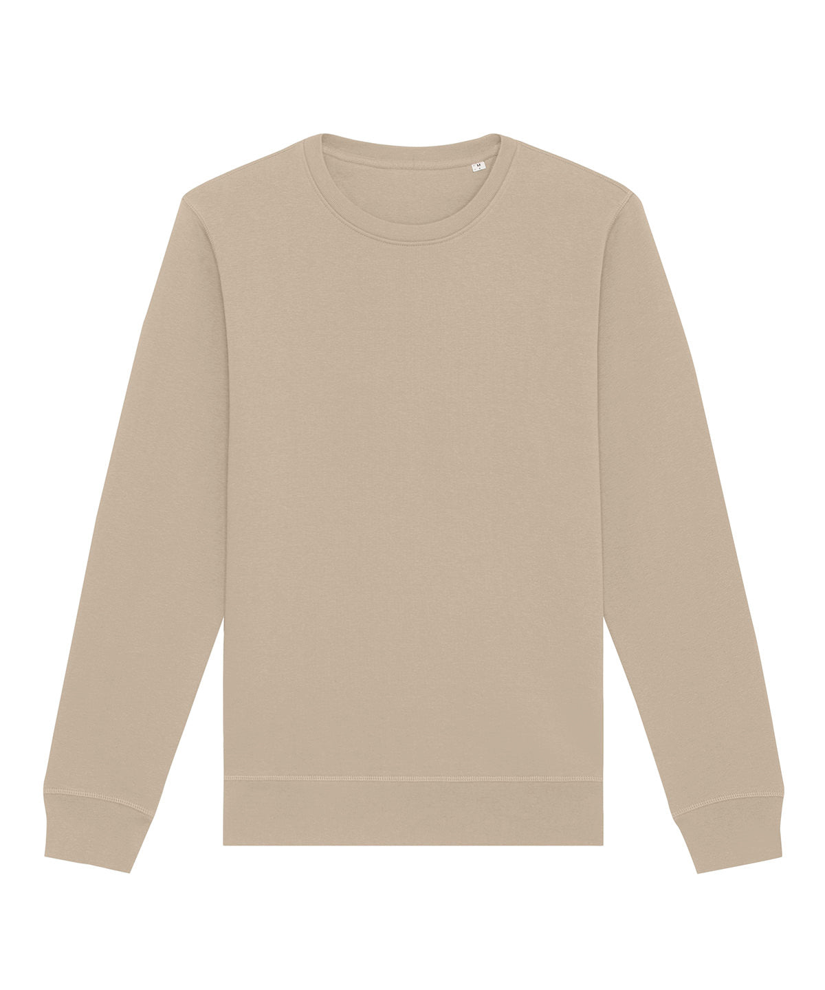 Stanley/Stella Roller unisex crew neck sweatshirt in Desert Dust, front view